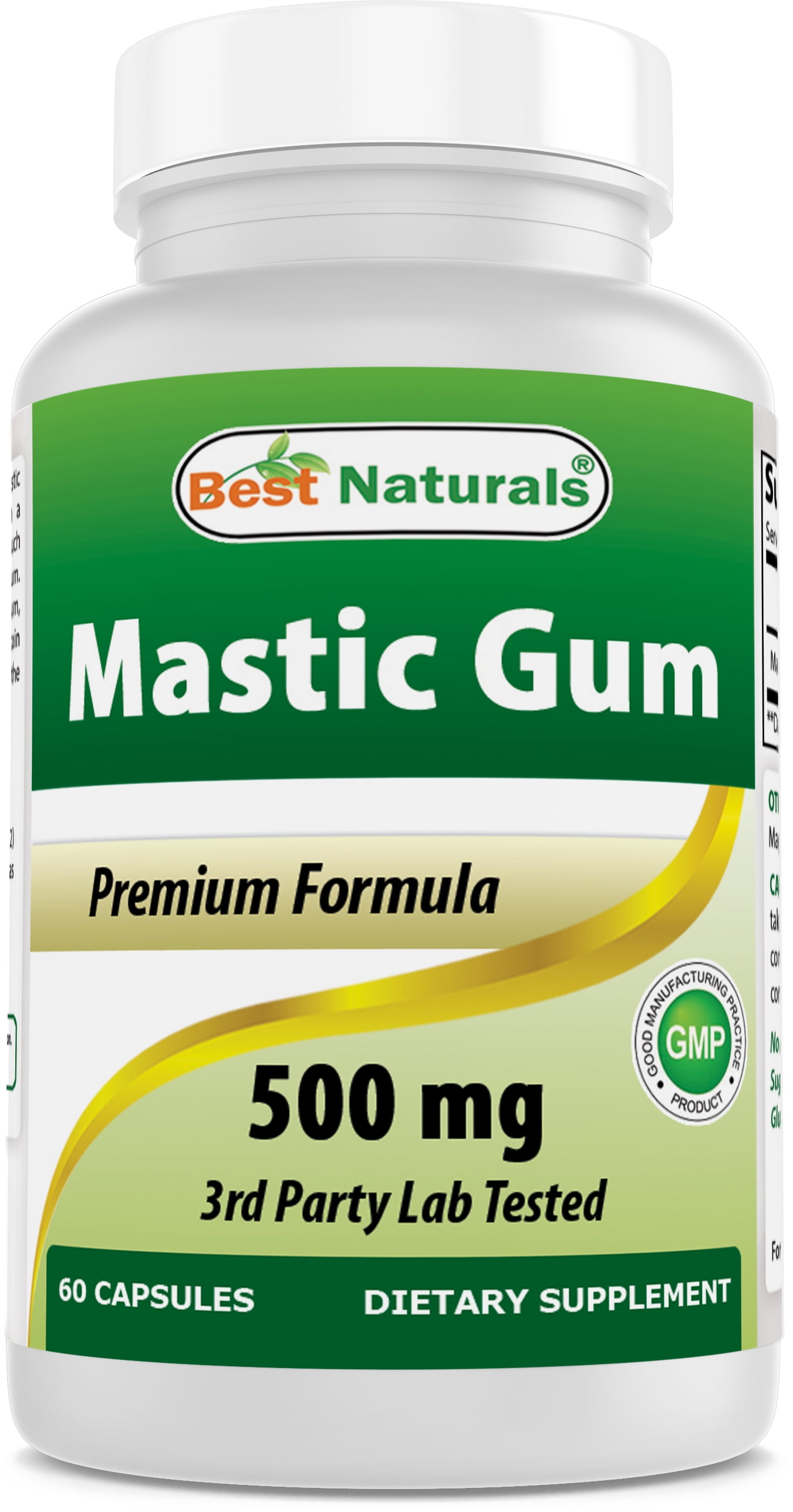 Best Naturals Mastic Gum 500 mg 60 Capsules