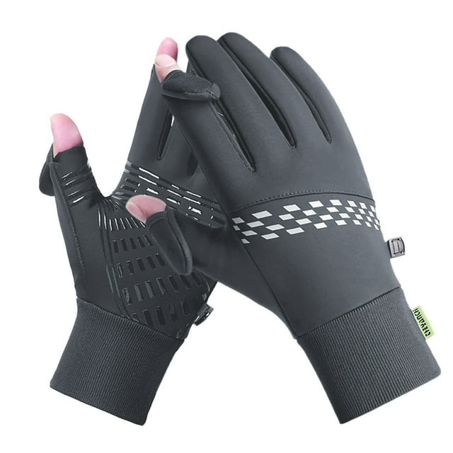 Horivan 2 Unités Gants d'Hiver pour Hommes à Écran Tactile Imperméables pour Cyclisme Moto Randonnée Ski Sports de Plein Air Temps Froid