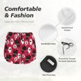 thumbnail image 6 of Lsque Cute Dog Printed Women's Running Shorts with Liner Pockets,Elastic Quick Dry Workout Athletic Gym Yoga Shorts,Womens High Waist Shorts-Small, 6 of 9
