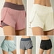 thumbnail image 2 of Shorts Mujer Pantalones cortos para correr para mujer 2 en 1 con bolsillo Cintura ancha Cobertura Ca Tomshoo Shorts Mujer, 2 of 7