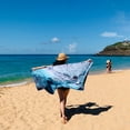 thumbnail image 3 of 4Monster Microfiber Beach Towel, Quick Dry Lightweight Towel, Large, 4PackOcean, L, 3 of 5
