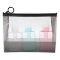 thumbnail image 1 of 3 Pack 100ml Portable Refillable Pump Dispenser Bottles for Soap and Lotion for Travel, 1 of 1