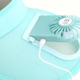 thumbnail image 4 of RKSTN Toddler Sun Hat UPF 50 Solar Fan Hat Wide Brimmed Visor Hats Essential for Outdoor Activities with Usb Charging (Sky Blue ,Free Size), 4 of 7