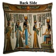 thumbnail image 2 of GCKG African Design Pillowcase, Egyptian Queen Ancient Reversible Mermaid Sequin Pillow Case Home Decor Cushion Cover 20x20 inches, 2 of 3