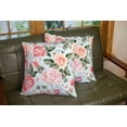 thumbnail image 3 of Set of 2 Watercolor Floral Throw Pillow Covers 18X18 Inch Peony Roses and Wild Flowers Square Pillowcase Cushion Cover for Porch Couch Outdoor Camping, 3 of 6