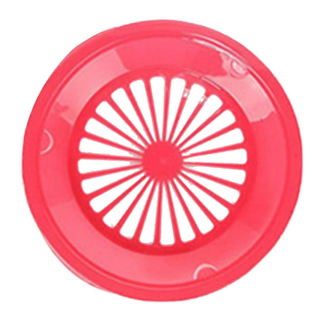 BBQ Plate Holder, Special Plastic Tray for 10 Inch Paper Plates, Reusable Heavy Duty Support - Red Party Essential