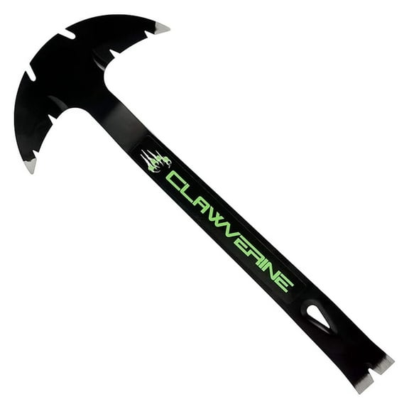 09-276 CLAWVERINE - Nail Removal Tool, Step Siding, Step Flashing, Prying end with Extractor Head Multi-Tool, Pry-bar, Roofing Tool