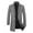 20Gray, variant on guisaled Men's Trench Coat Single Breasted Slim Fit Business Long Overcoat Notched Collar Winter Business Casual Quilted Pea Coats