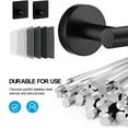 thumbnail image 2 of Stainless steel toilet towel rack bathroom towel rod hook towel rack set, 2 of 5