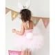 thumbnail image 2 of L Vestido tutú con lazo y cuello halter de tul rosa con cola de conejo para niñas con diadema con orejas de conejo disfraz de Cosplay para fiesta de Carnaval de Halloween de Pascu, 2 of 5