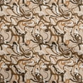 thumbnail image 1 of oneOone Cotton Cambric Brown Fabric Abstract Sewing Fabric By The Yard Printed Diy Clothing Sewing Supplies 56 Inch Wide, 1 of 4
