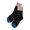 Black, variant on Yuanlong Unisex Striped Crew Socks Color Block All-Season Socks Soft Stretchy Stylish Minimalist Holiday Hosiery