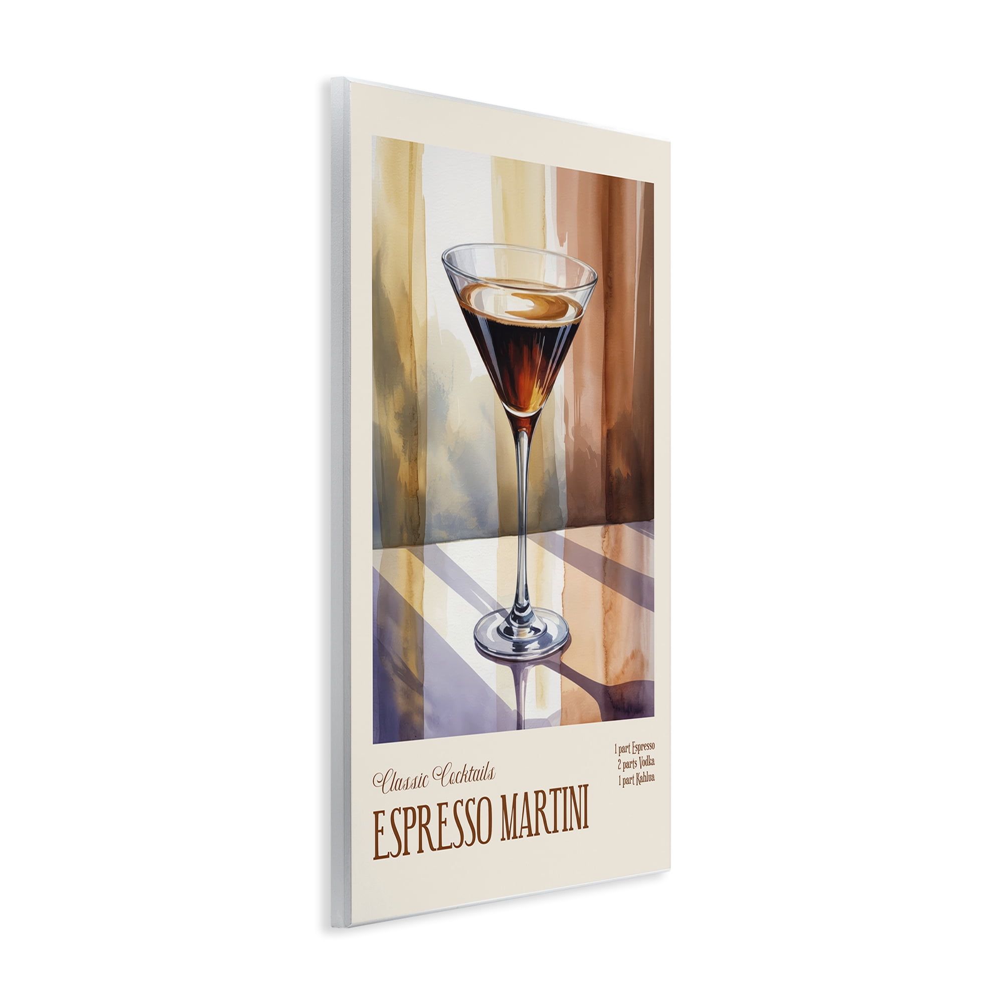 Stupell Industries Espresso Martini Sun Reflection Wall Plaque Art, design by Andreas Magnusson