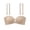 Complexion, variant on longantii Mokibras Strapless Bra, Wireless Front Closure Push up Padded Non Slip Tube Jelly Bra, Invisible Strapless Bras for Women(80C,Large)