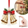 thumbnail image 2 of 1 Pc Christmas Cash Gift Ornament, Acrylic Money Holder for Tree Decor, Christmas Holder Ornament, Festive Storage Hanging Charm, Money Holder Pendant, Decorative Gift‑Keeping Trinket, 2 of 3