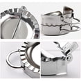 thumbnail image 5 of New Stainless Steel Ravioli Mould Dumpling Maker Wrapper Pierogie Pie Crimper Pastry Dough Press Cutter Kitchen Gadgets (Round Handle), 5 of 5
