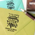 thumbnail image 3 of Printtoo Wood Mounted To Love| Laughter And Happily Ever After Rubber Stamp Personalized Wedding Favor Custom Stamper-2.3 x 1.5 Inches, 3 of 4