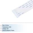thumbnail image 4 of Flexible Flat Cable, 80mm 1mm Pitch 18 Pins FPC FFC Flexible Ribbon Cable 10Pcs, 4 of 6