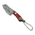 thumbnail image 3 of Mini Pocket Knife, Gaqring Portable Keychain Forged Knife, Stainless Steel Vanadium Alloy Fruit Cutting Tool with Sheath, 3 of 5