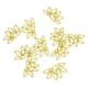 thumbnail image 1 of Clips De Papel, Clips De Papel Con Forma De Flor, Ligeros, Portátiles, Proceso De Galvanoplastia, 100 Piezas De Material Metálico Para Clasificación De Archivos, 1 of 7
