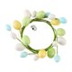thumbnail image 2 of Corona de huevos de Pascua, decoración primaveral, 30 cm de diámetro, manualidades para puerta de entrada, artificial Estilo C, 2 of 9