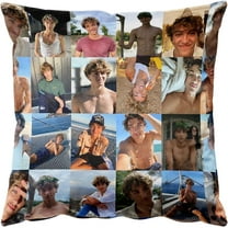 Gavin Casalegno Photo Collage Square Throw Pillow Case Cushion Cover Pillowcase 18'''' x 18'''' (45cm x 45cm)
