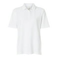 thumbnail image 4 of Harriton M105W Women's Maverick CVC Pique Polo-White-XL, 4 of 6