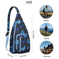thumbnail image 2 of Sac à Bandoulière Motif Papillon - Sac de Poitrine Léger et Résistant aux Déchirures, Sac à Dos à Sangle Ajustable pour Randonnée/camping, 2 of 4