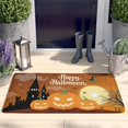 thumbnail image 2 of Happy Halloween Welcome Doormat,Non-Slip Doormat Floor Entryway Rug 17x31.5 Inch Spider Bat Door Mats for Bedroom Living Room, 2 of 4