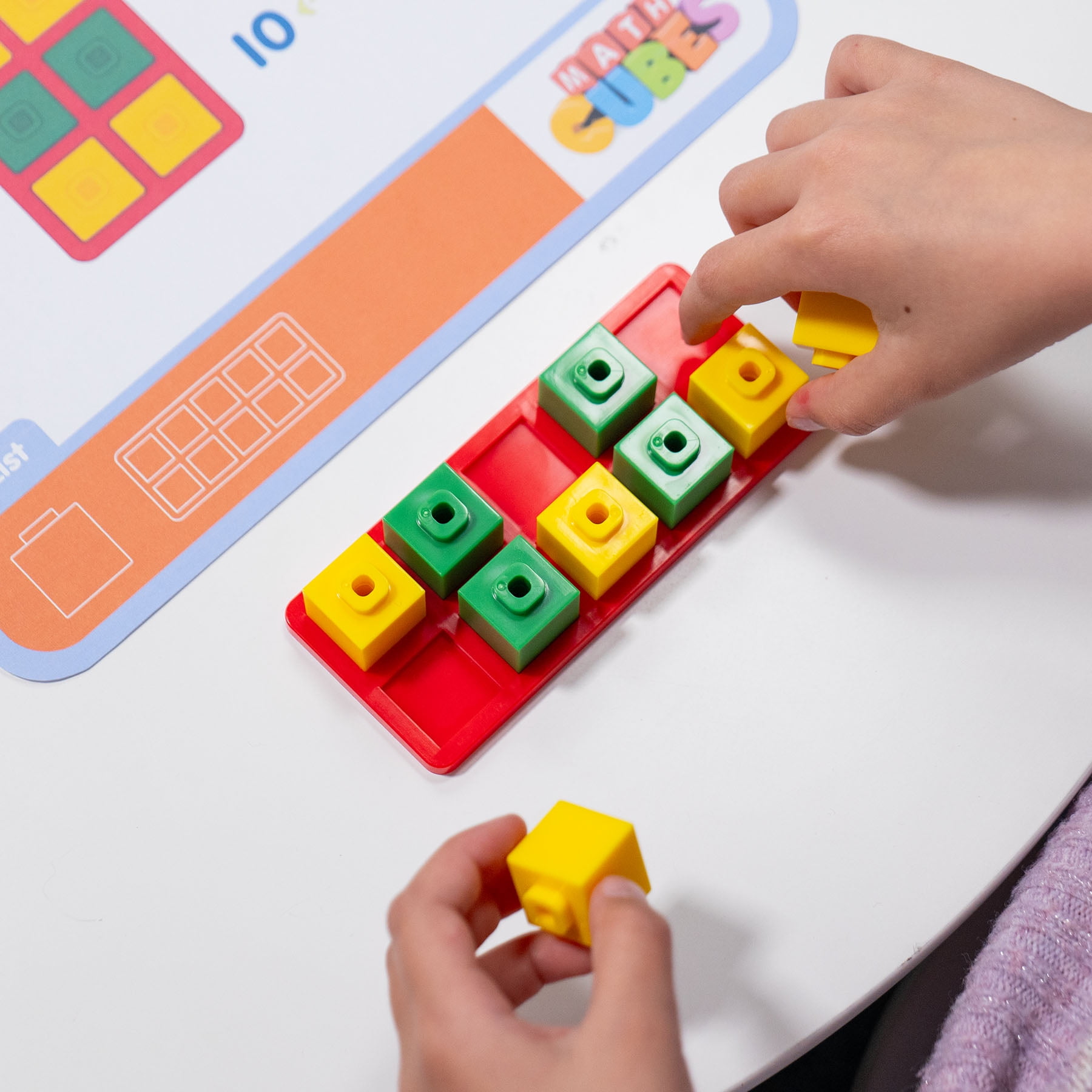 Junior Learning Mathcubes - Ten Frames