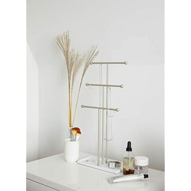 Free standing necklace holder deals