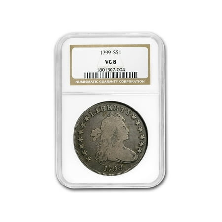 U S Mint 1799 Draped Bust Dollar Vg 8 Ngc Walmart Com