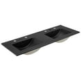 thumbnail image 2 of Modway Cayman 48" Double Basin Bathroom Sink in Black, 2 of 5