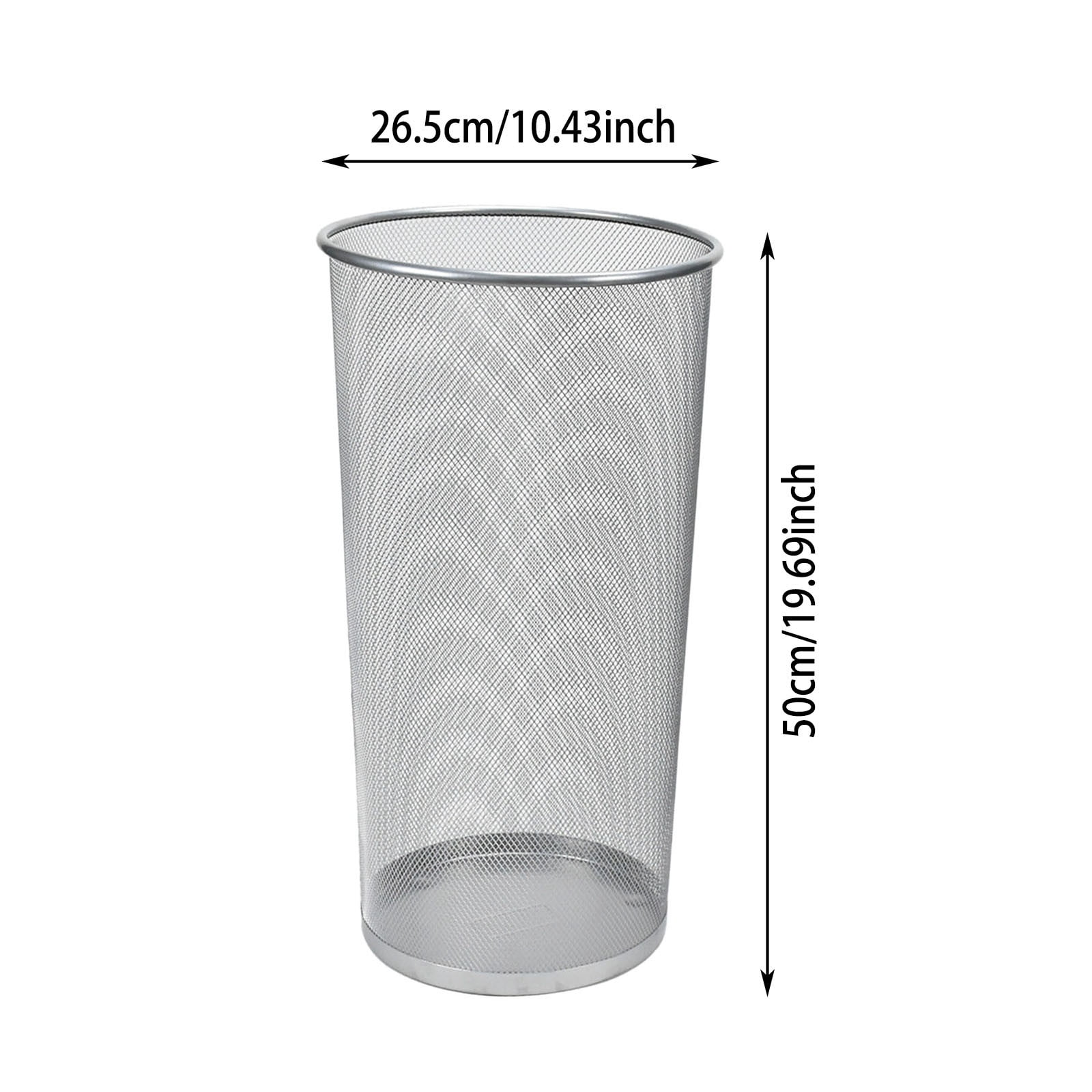 2 Pack Large Metal Mesh Umbrella Stands - 10.5x20 Inch Freestanding Umbrella Holder for Entryway, Organizes Canes, Walking Sticks & Wrapping Paper - Home, Office & Hotel Storage Solution
