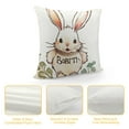 thumbnail image 4 of GOSMITH Guess What It's Rabbit Butt Cute Rabbit Easter Day Spring Summer Throw Pillow Covers Decorate Kids Girls Boys Living Room Bedroom,Pillowcase,Gifts for Rabbits Lovers Girls Boys, 4 of 5