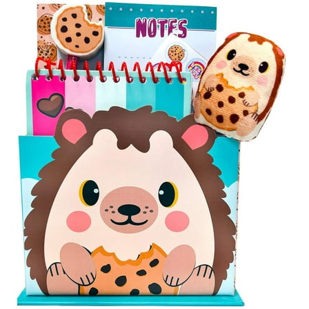 Streamline Imagined Cookie Crumble Critters Stationery Set - Hedgehog