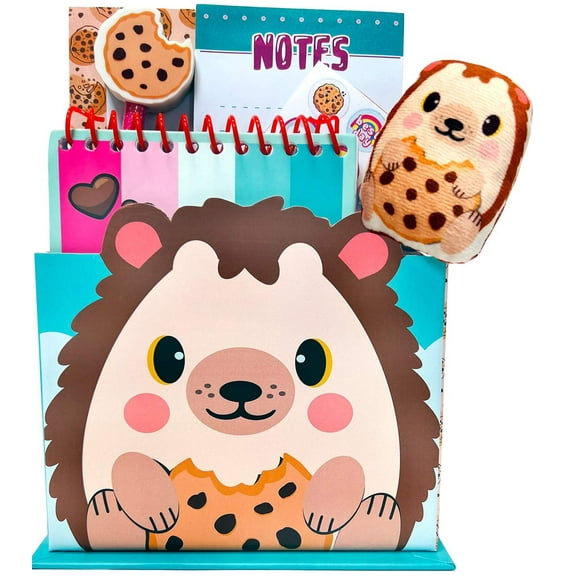 Streamline Imagined Cookie Crumble Critters Stationery Set - Hedgehog