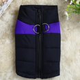 thumbnail image 4 of Chaleco impermeable para mascotas Gloria Puffer ropa de invierno M Púrpura, 4 of 8