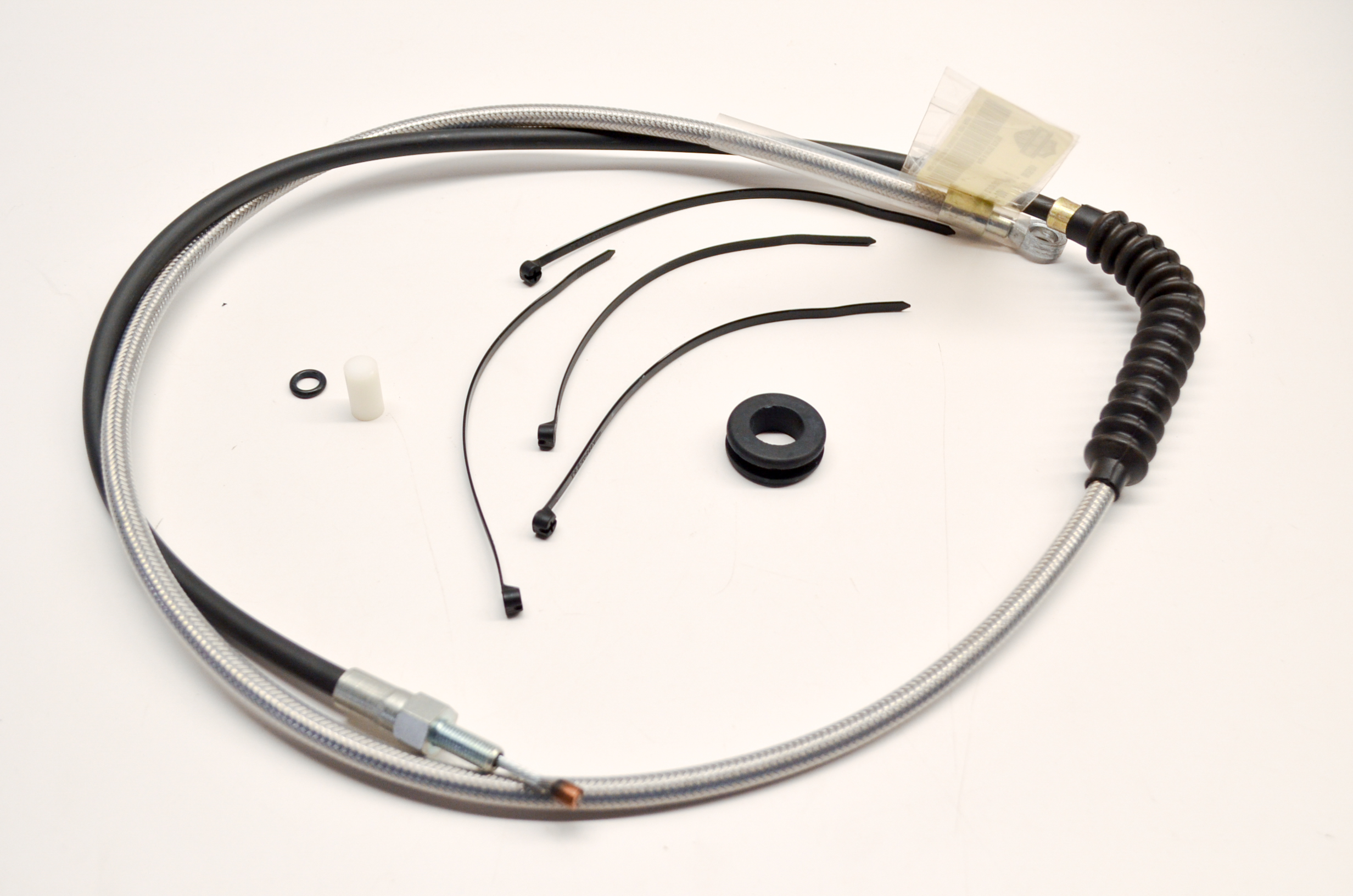 OEM HarleyDavidson 3866000A Stainless Steel Clutch Cable Kit NOS