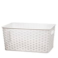 thumbnail image 1 of Nua Gifts 426 - avec Grand Panier de Rangement en Rotin 15,88 x 10 x 7,5 Po. - Blanc, 1 of 1