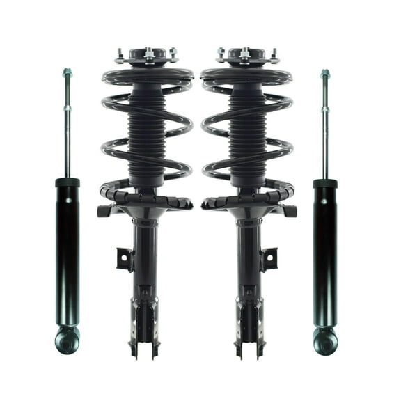 Set 4 Front Quick Complete Strut-Coil Spring-Rear Shock For 2007-2013 Mitsubishi Outlander w/ 3rd Row Seating