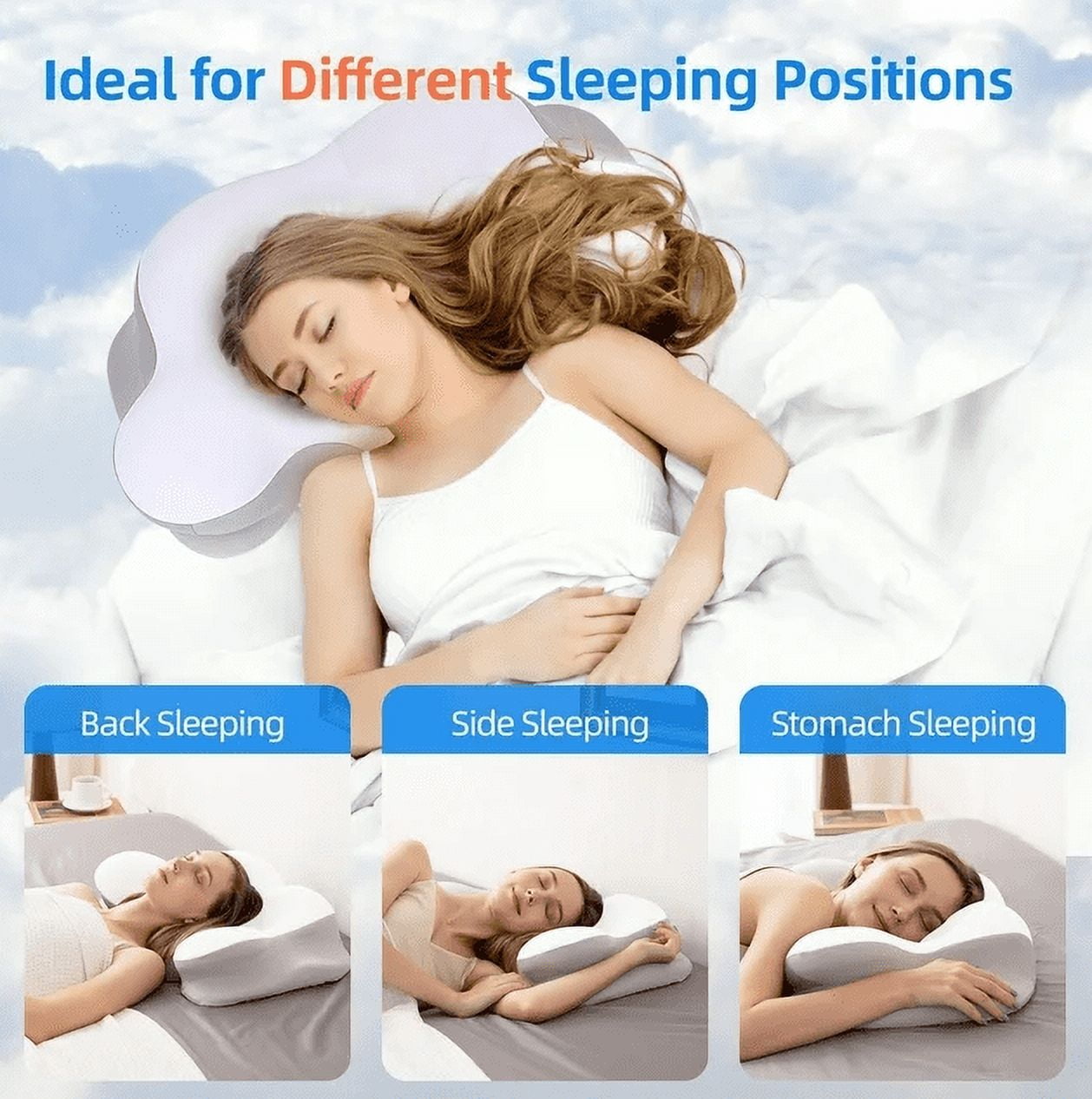 Cotiro Cervical Neck Pillow, Pillow for Neck Pain Jamaica Ubuy