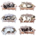 thumbnail image 3 of Sofá Cat Scratcher Bed miwoowim Kitty con caja para rascar y almohadilla, 3 of 6