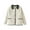 Beige, variant on Hvyesh Womens Lightweight Quilted Jacket Winter Button Down Puffer Jackets Plus Size Crew Collar Warm Coats Outerwear