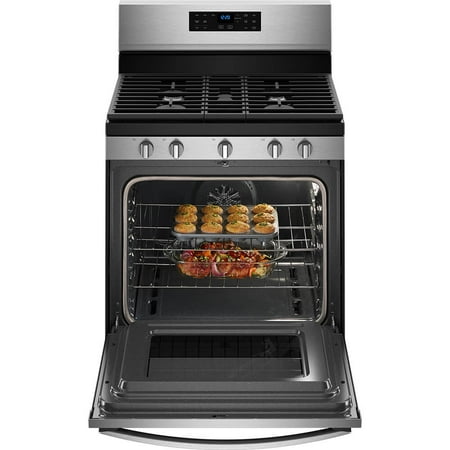 Whirlpool - 5.0 Cu. Ft. Self-Cleaning Freestanding Gas Convection Range