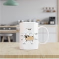 thumbnail image 2 of Funny Pug Mug Cup,Anatomy of a Pug Ceramic Mug-11oz Coffee Milk Tea Mug Cup,Gifts For Dog Lovers Pug Mom Dog Mom Women Men Teen Girls,Pet Lovers Coworkers Gifts, 2 of 5