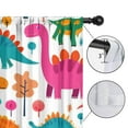thumbnail image 4 of Blackout Kids Curtains,Cute Dinosaur Pattern Childrens Insulated Curtains Set Of 2,Bedroom Essentials,Toddler Room Decor 52x84in(132x213cm), 4 of 4
