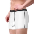 thumbnail image 2 of Honeii White Men's Underwear Boxer Briefs Pack, ComfortSoft Boxer Brief for Men, Moisture-Wicking Breathable-Large, 2 of 5