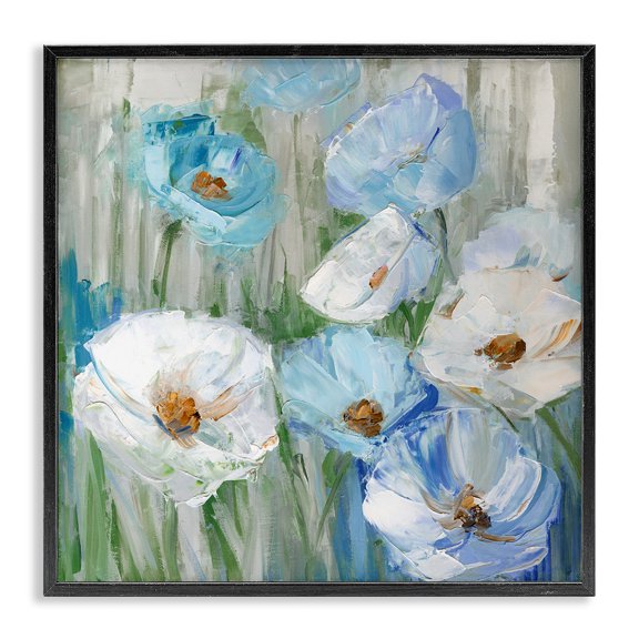 Stupell Industries French Country Black Framed Giclee Art, 12 x 12, by Sally Swatland