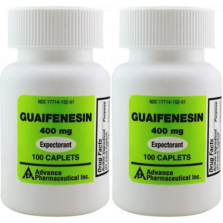 Mucus Relief Guaifenesin 400 mg 200 Tablets Generic for Mucinex Chest Congestion Immediate (Best Otc For Chest Congestion)